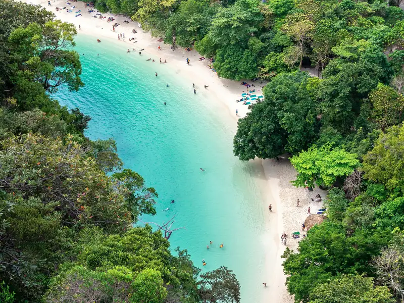 Hong island beach from the lookout